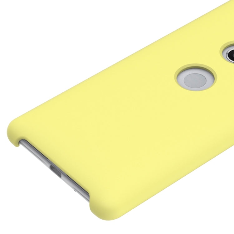 Solid Color Liquid Silicone Dropproof Protective Case for Sony Xperia XZ3