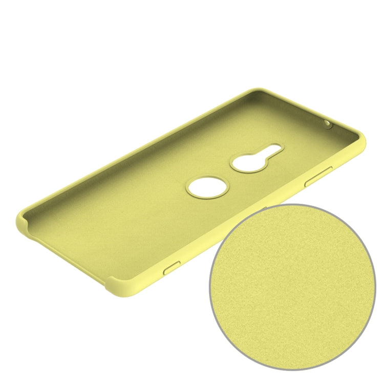 Solid Color Liquid Silicone Dropproof Protective Case for Sony Xperia XZ3