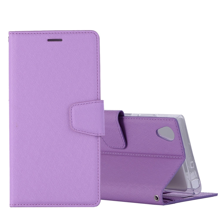 For Sony Xperia XA1 Plus Silk Texture Horizontal Flip Leather Case with Holder & Card Slots & Wallet & Photo Frame