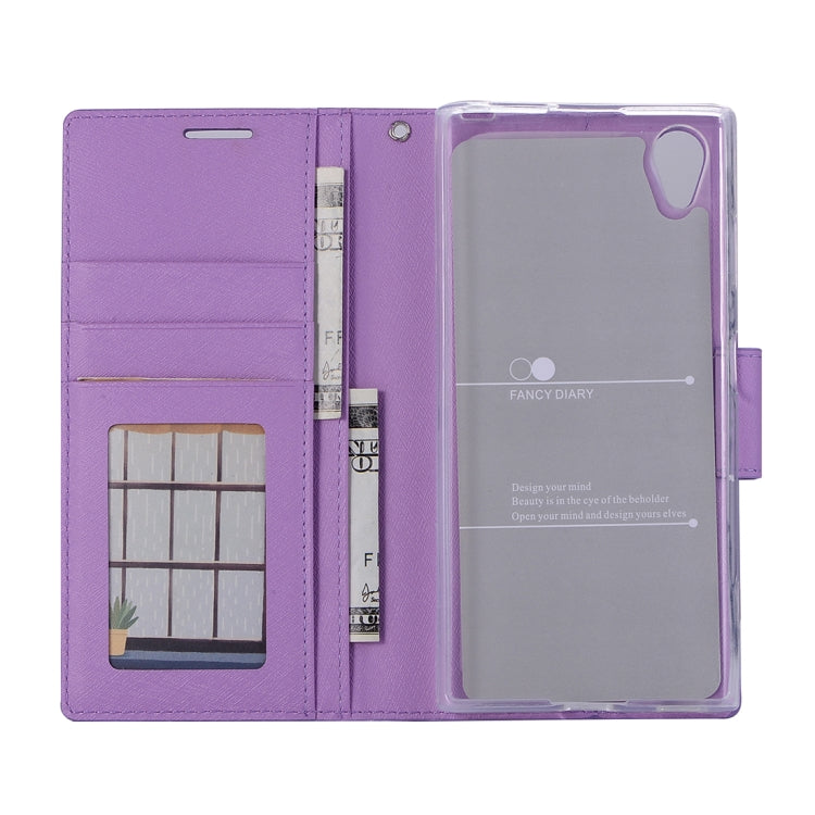 For Sony Xperia XA1 Plus Silk Texture Horizontal Flip Leather Case with Holder & Card Slots & Wallet & Photo Frame