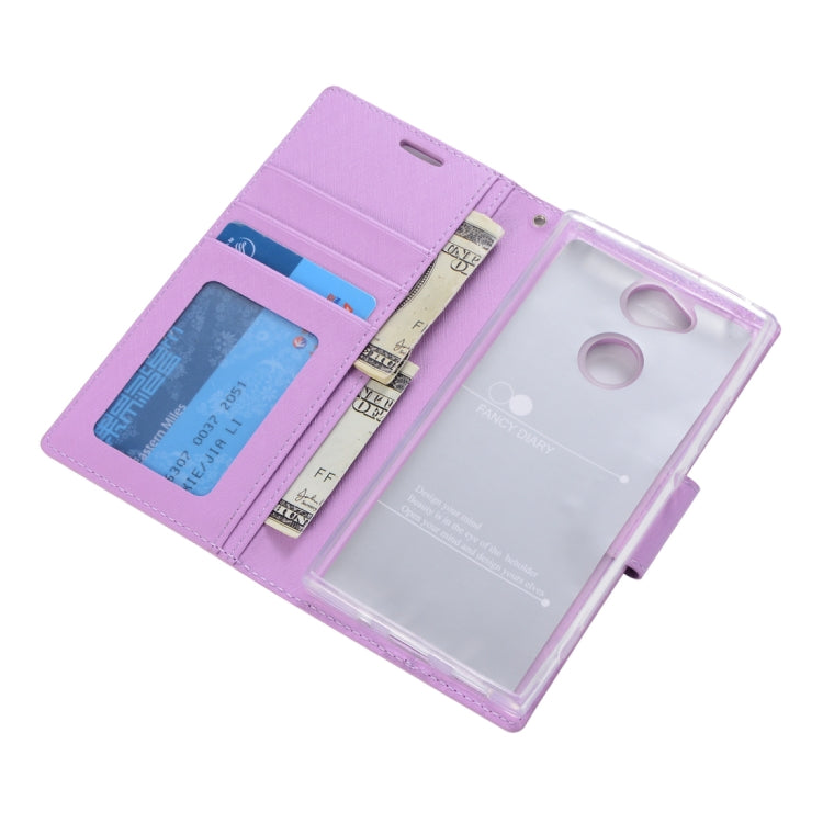 For Sony Xperia XA2 Silk Texture Horizontal Flip Leather Case with Holder & Card slots & Wallet & Photo Frame