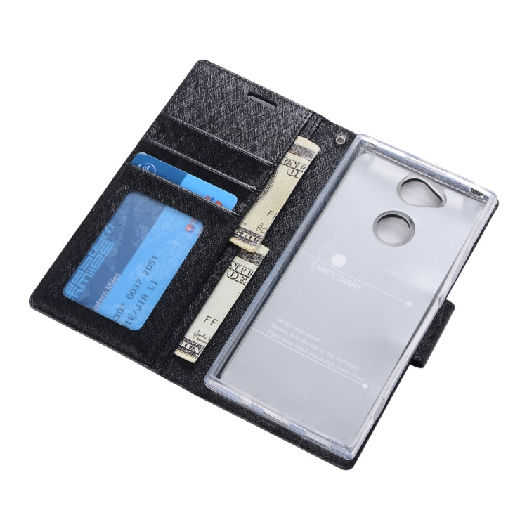 For Sony Xperia XA2 Ultra Silk Texture Horizontal Flip Leather Case with Holder & Card slots & Wallet & Photo Frame