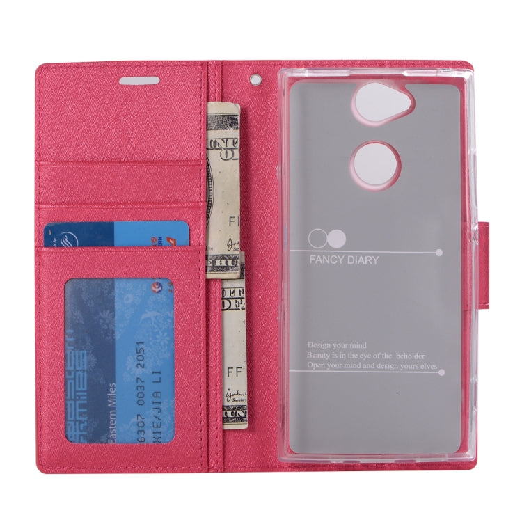 For Sony Xperia XA2 Ultra Silk Texture Horizontal Flip Leather Case with Holder & Card slots & Wallet & Photo Frame