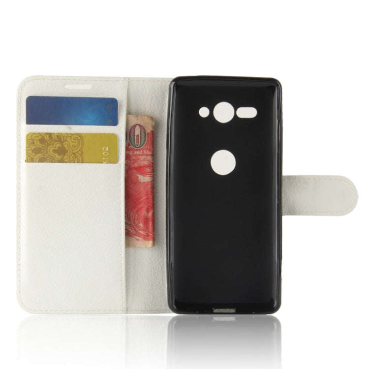 For Sony Xperia XZ2 Compact PU + TPU Litchi Texture Horizontal Flip Leather Case with Wallet & Holder & Card Slots
