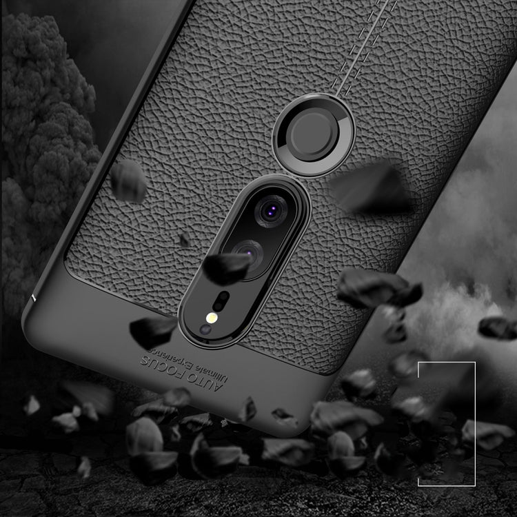 Litchi Texture TPU Case for Sony Xperia XZ2 Premium
