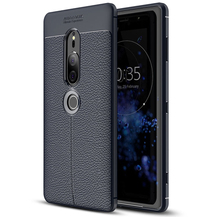 Litchi Texture TPU Case for Sony Xperia XZ2 Premium
