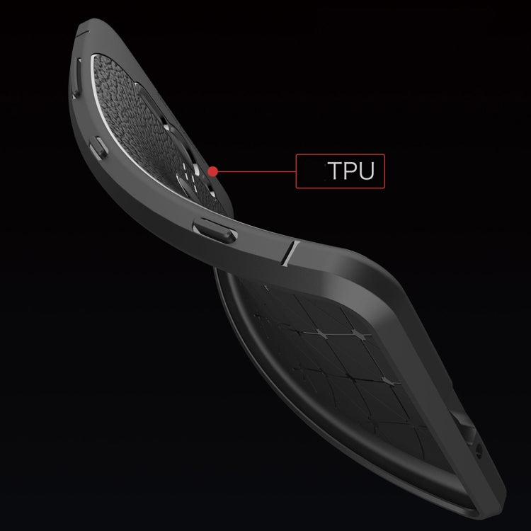 For Sony Xperia XZ2 Compact Litchi Texture Soft TPU Protective Back Cover Case