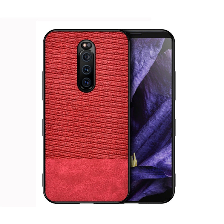 Shockproof Splicing PU + Cloth Protective Case for Sony Xperia 1