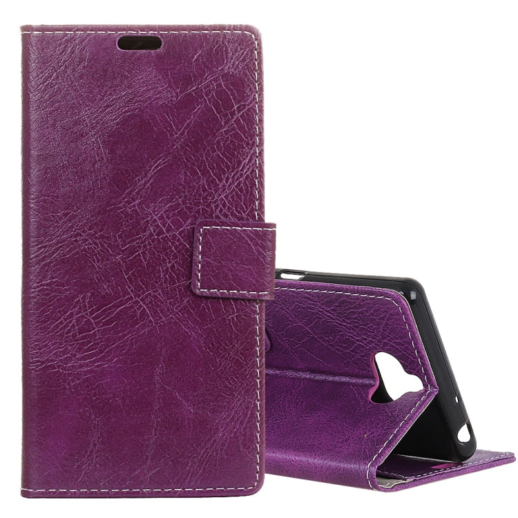 Retro Crazy Horse Texture Horizontal Flip Leather Case for Sony Xperia 10, with Card Slots & Holder & Photo Frame