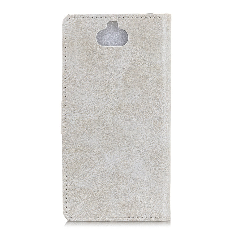 Retro Crazy Horse Texture Horizontal Flip Leather Case for Sony Xperia 10, with Card Slots & Holder & Photo Frame