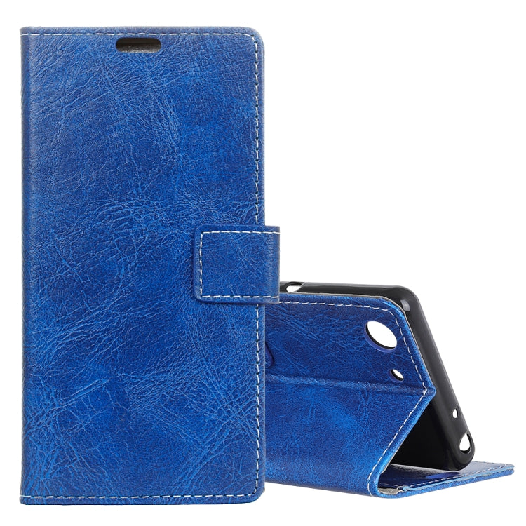 Retro Crazy Horse Texture Horizontal Flip Leather Case for Sony Xperia XZ4 Compact, with Holder & Card Slots & Wallet