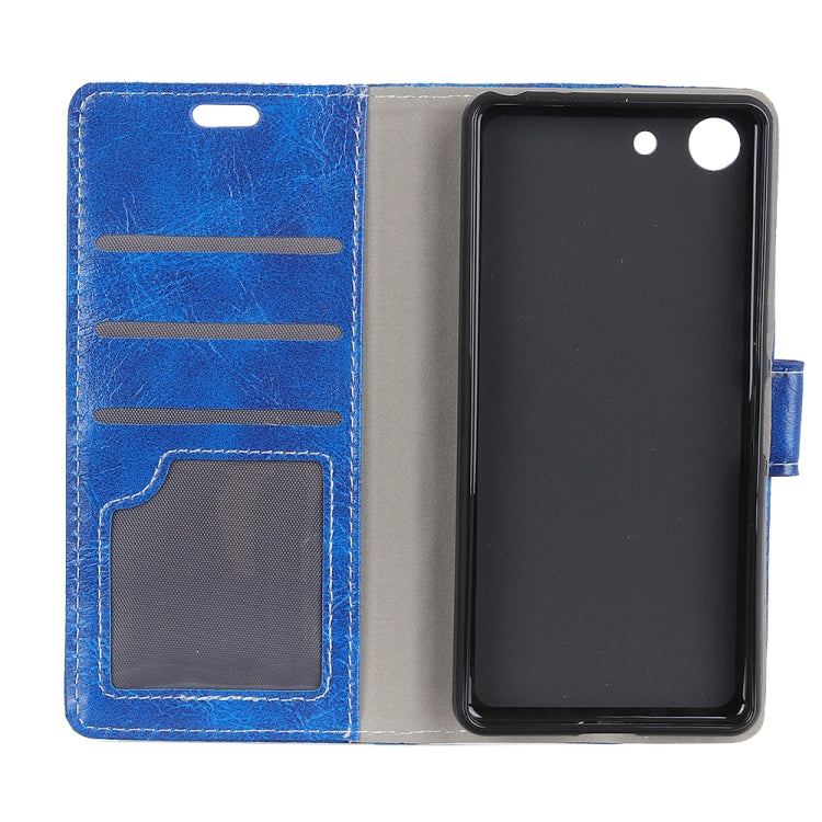 Retro Crazy Horse Texture Horizontal Flip Leather Case for Sony Xperia XZ4 Compact, with Holder & Card Slots & Wallet