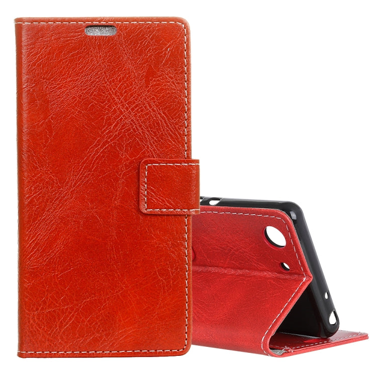 Retro Crazy Horse Texture Horizontal Flip Leather Case for Sony Xperia XZ4 Compact, with Holder & Card Slots & Wallet