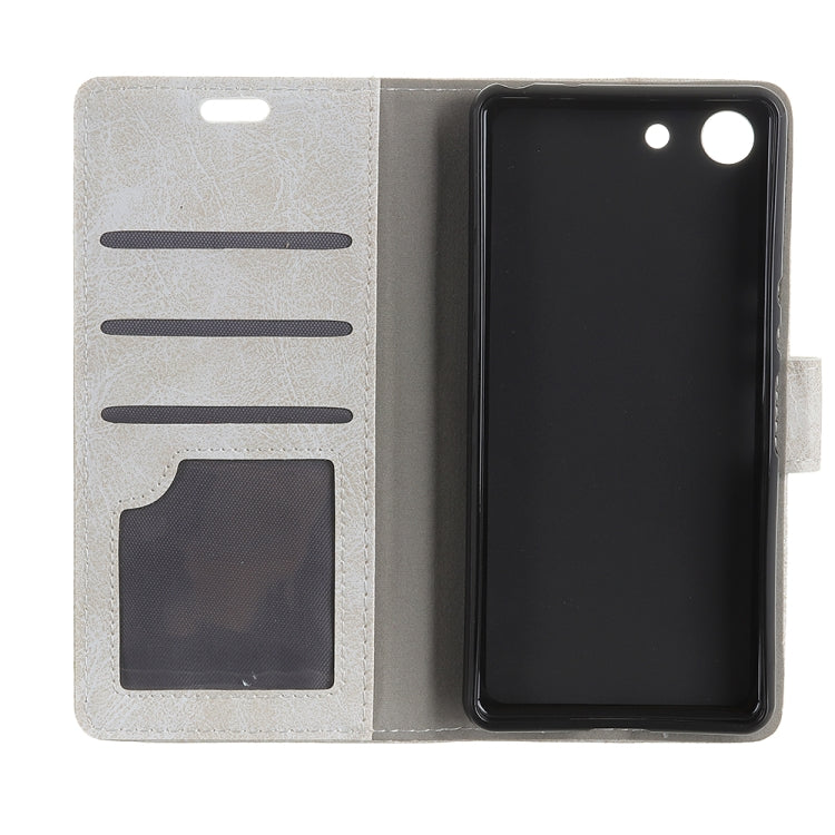 Retro Crazy Horse Texture Horizontal Flip Leather Case for Sony Xperia XZ4 Compact, with Holder & Card Slots & Wallet