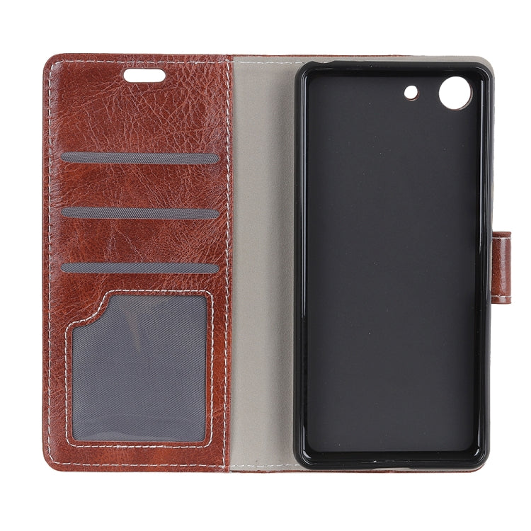 Retro Crazy Horse Texture Horizontal Flip Leather Case for Sony Xperia XZ4 Compact, with Holder & Card Slots & Wallet