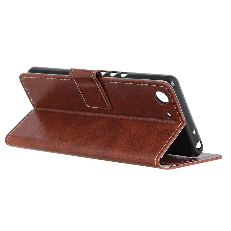 Retro Crazy Horse Texture Horizontal Flip Leather Case for Sony Xperia XZ4 Compact, with Holder & Card Slots & Wallet