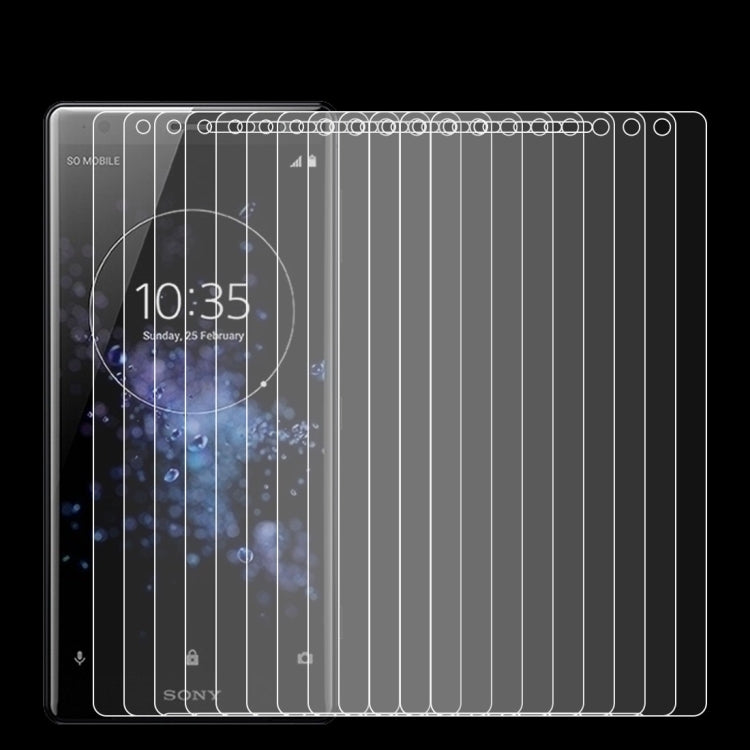 10 PCS 0.26mm 9H 2.5D Tempered Glass Film for Sony Xperia XZ2 Premium