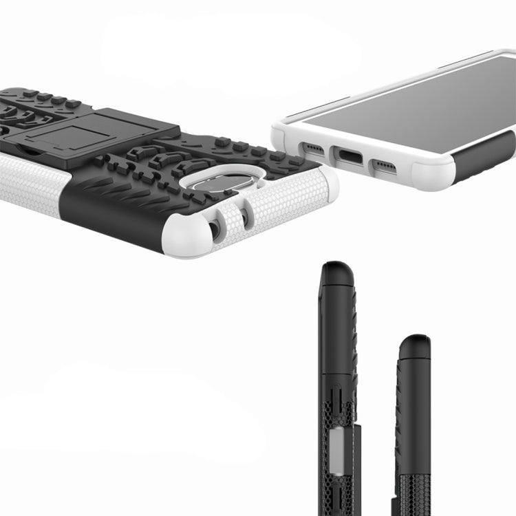 Tire Texture TPU+PC Shockproof Case for Sony Xperia XA3, with Holder