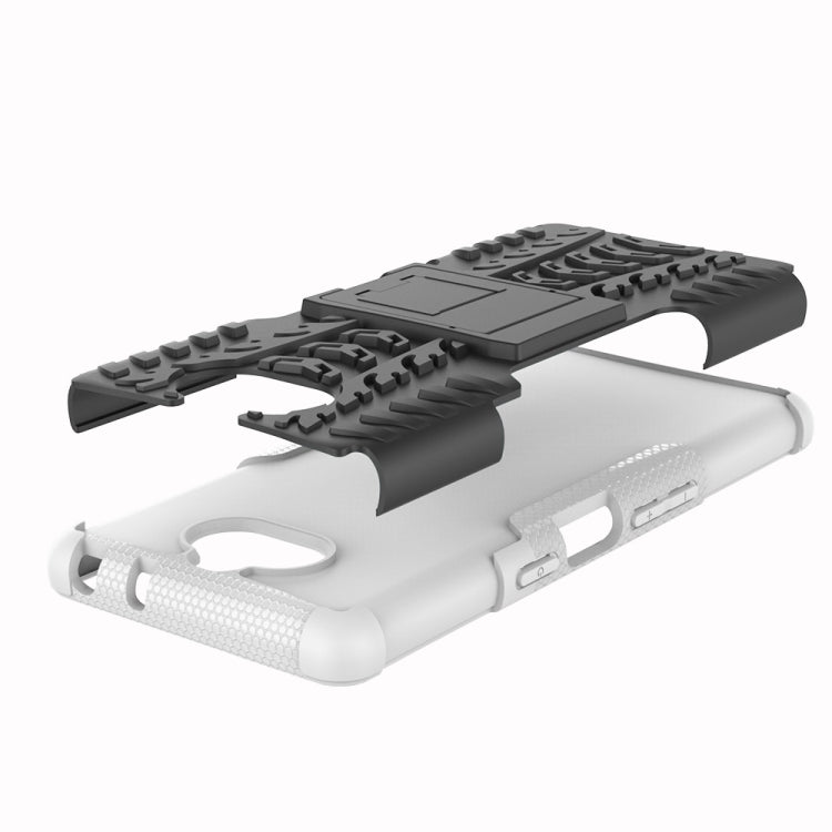 Tire Texture TPU+PC Shockproof Case for Sony Xperia XA3, with Holder