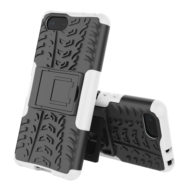 Tire Texture TPU+PC Shockproof Case for Sony Xperia XZ4 Compact, with Holder