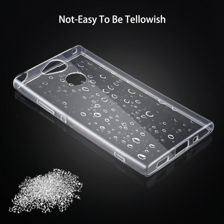 For Sony Xperia XA2 0.75mm Ultra-thin Transparent TPU Protective Case (Transparent)