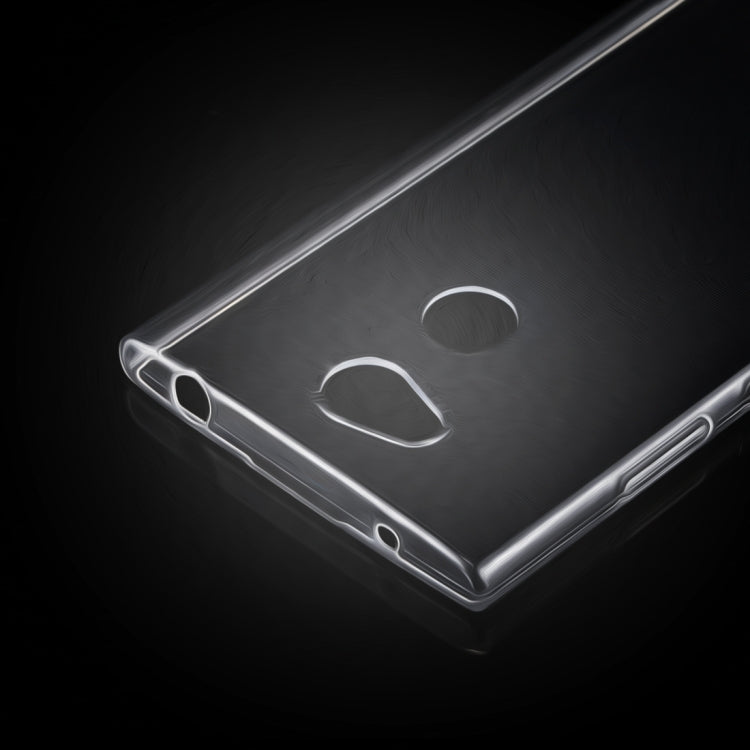 50 PCS for Sony Xperia L2 0.75mm Ultra-thin Transparent TPU Protective Case