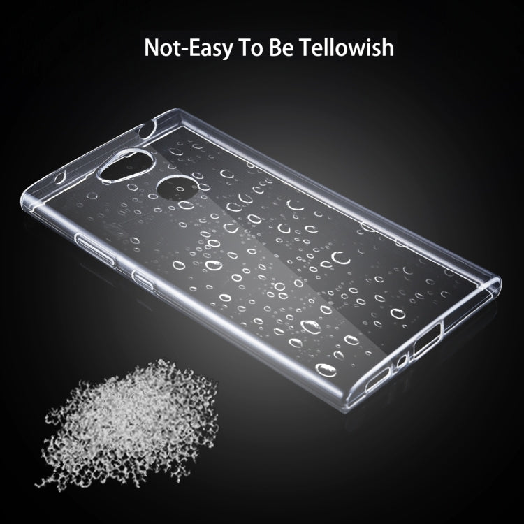 50 PCS for Sony Xperia L2 0.75mm Ultra-thin Transparent TPU Protective Case