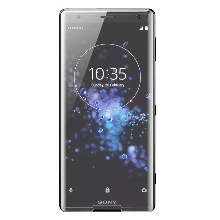 100 PCS for Sony Xperia XZ2 Compact 0.3mm 9H Surface Hardness 3D Explosion-proof Tempered Glass Screen Film