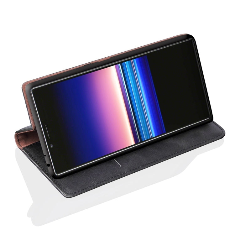 Casual Style Retro Crazy Horse Texture Horizontal Flip Leather Case for Sony Xperia L3, with Card Slots & Holder & Wallet