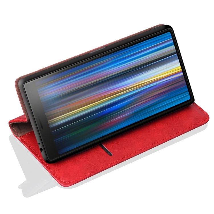 Casual Style Retro Crazy Horse Texture Horizontal Flip Leather Case for Sony Xperia 10 Plus, with Card Slots & Holder & Wallet