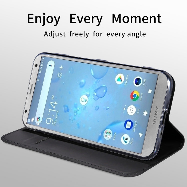 DZGOGO ISKIN Series Slight Frosted PU+ TPU Case for Sony Xperia XZ2