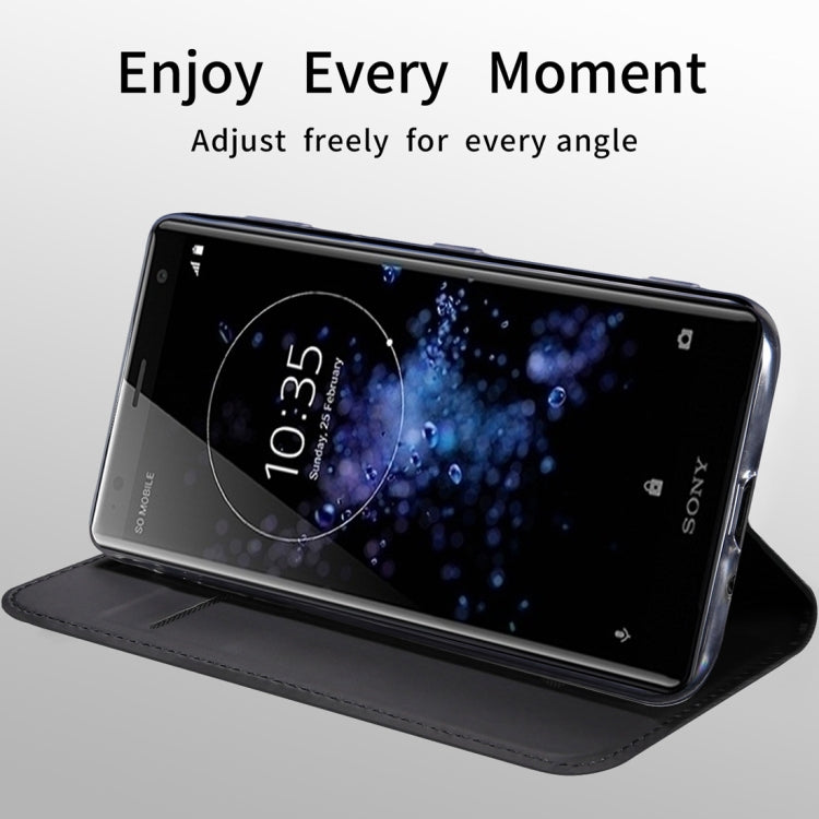 DZGOGO ISKIN Series Slight Frosted PU+ TPU Case for Sony Xperia XZ2 Premium