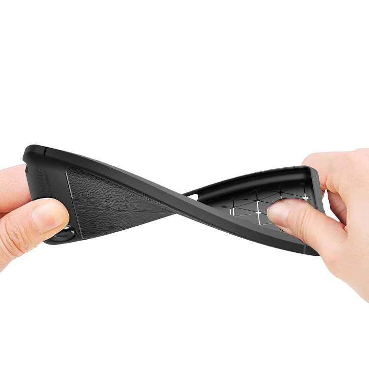 Litchi Texture TPU Shockproof Case for Sony Xperia XZ4 Compact