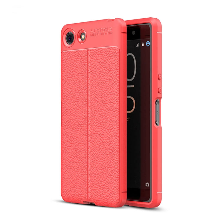 Litchi Texture TPU Shockproof Case for Sony Xperia XZ4 Compact