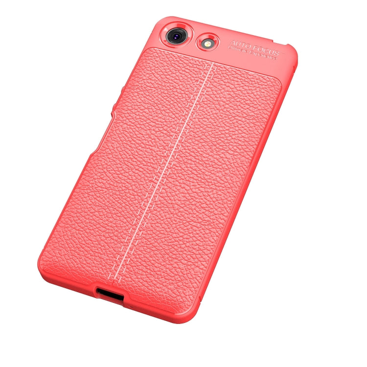 Litchi Texture TPU Shockproof Case for Sony Xperia XZ4 Compact