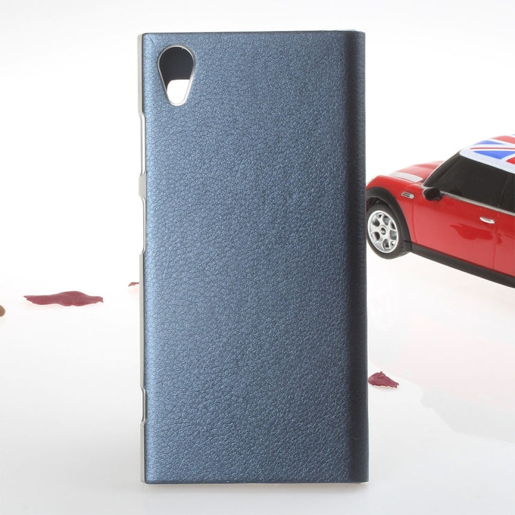 For Sony Xperia XA1 Plus Litchi Texture Horizontal Flip Leather Case with Call Display ID