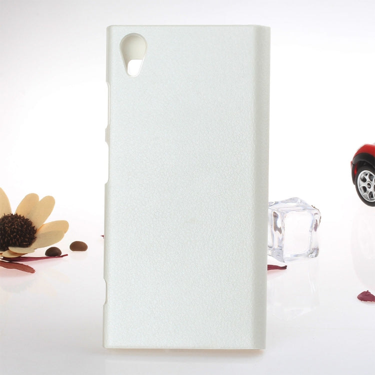 For Sony Xperia XA1 Plus Litchi Texture Horizontal Flip Leather Case with Call Display ID