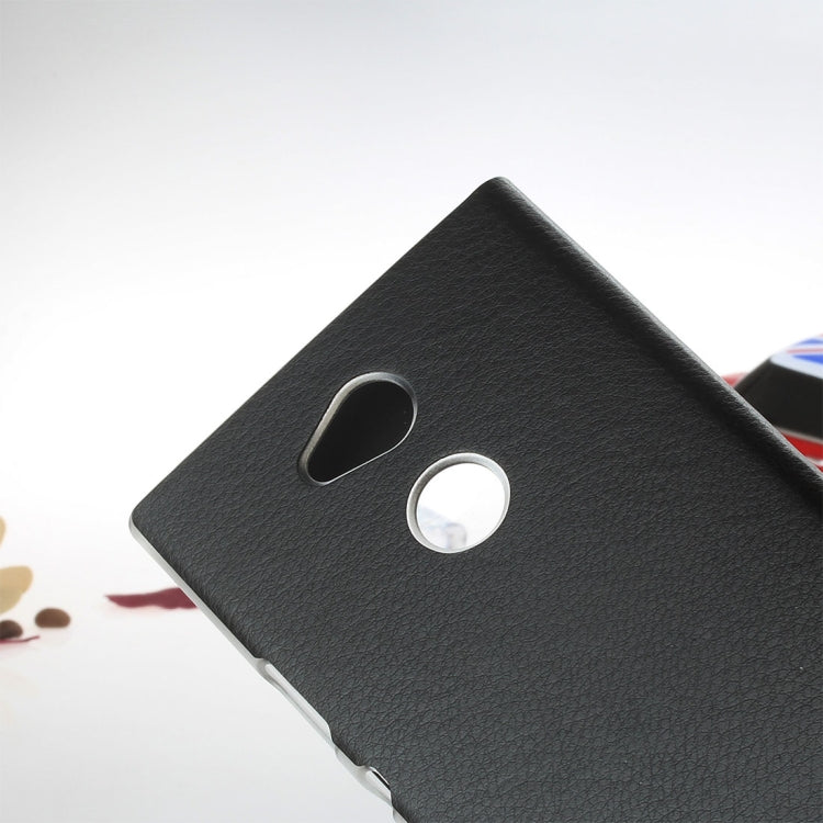 For Sony Xperia XA2 Ultra Litchi Texture Horizontal Flip Leather Case with Call Display ID