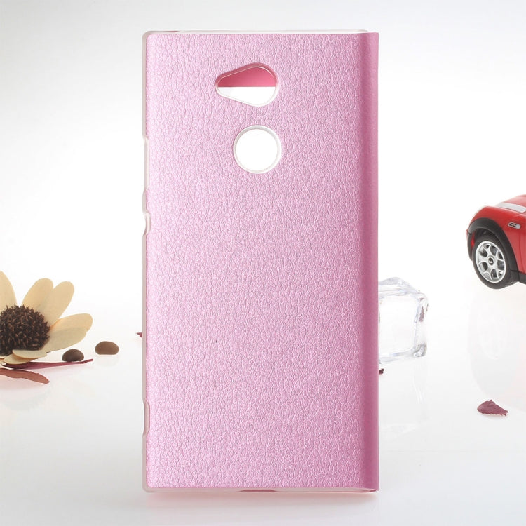 For Sony Xperia XA2 Ultra Litchi Texture Horizontal Flip Leather Case with Call Display ID