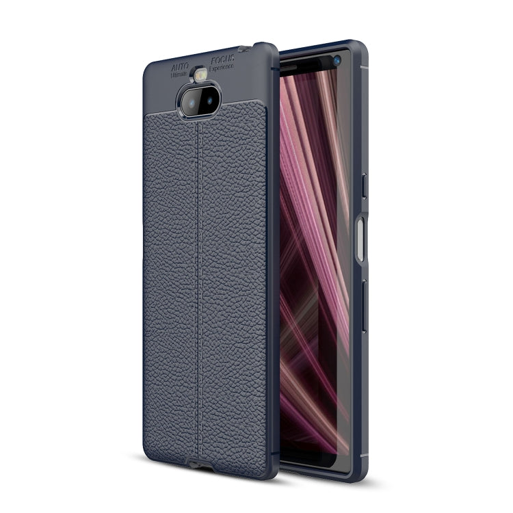 Litchi Texture TPU Shockproof Case for Sony Xperia 10 Plus