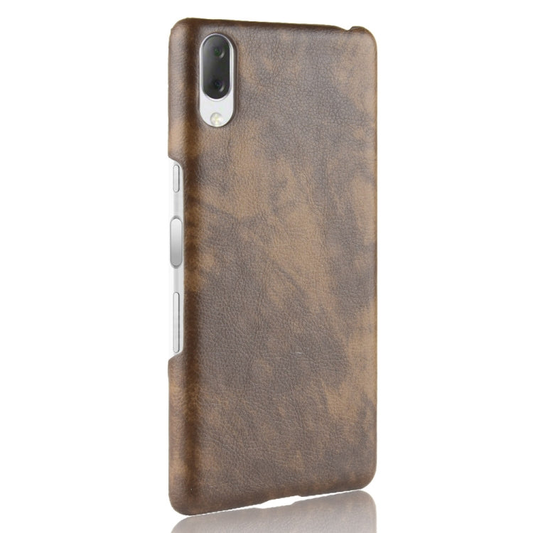 Shockproof Litchi Texture PC + PU Case for Sony Xperia L3