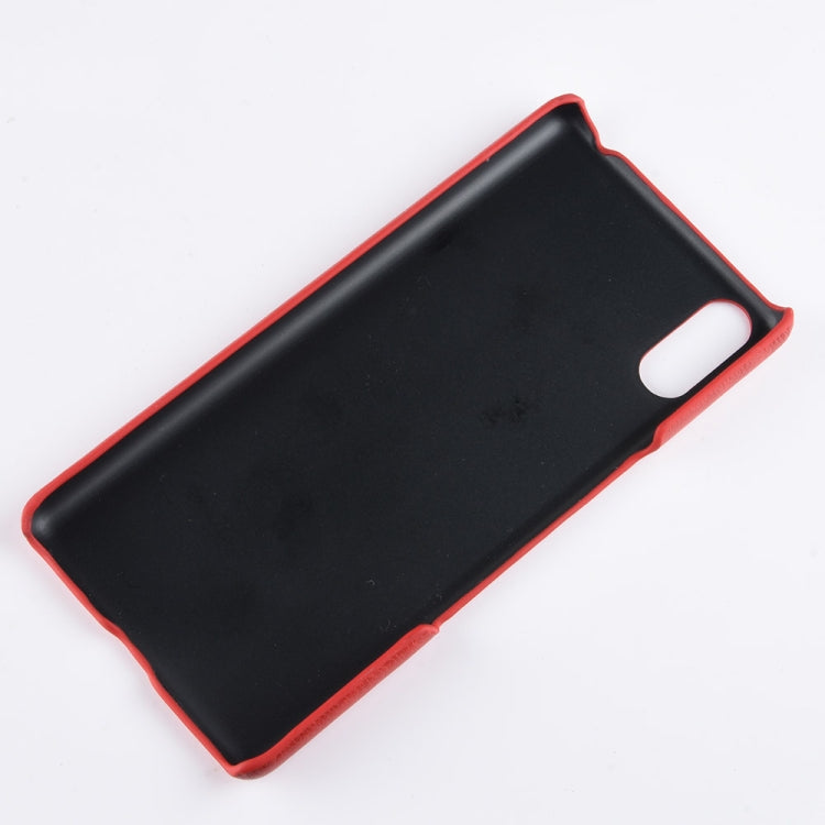 Shockproof Litchi Texture PC + PU Case for Sony Xperia L3