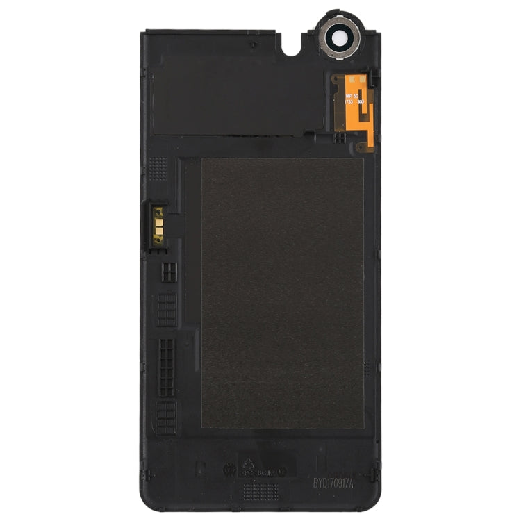 Back Cover with Camera Lens for Blackberry Keyone(Black)