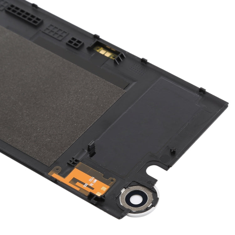 Back Cover with Camera Lens for Blackberry Keyone(Black)