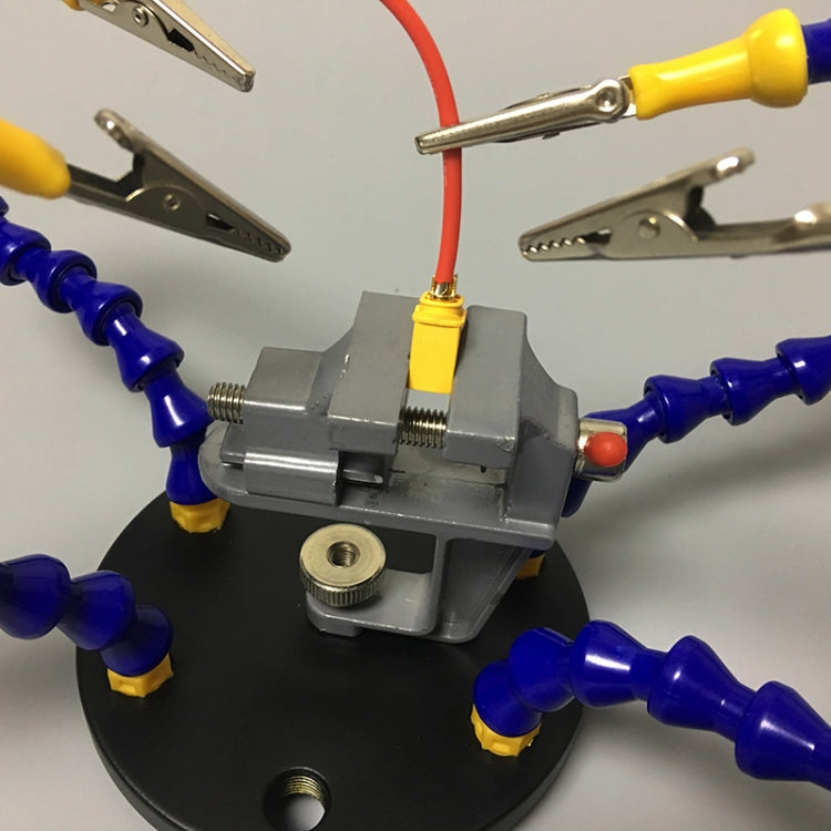 Universal Strange Metal Base Soldering Station Fixture with Four Arms