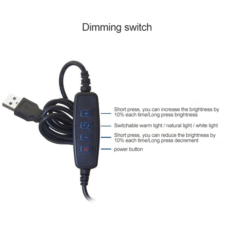 Aluminum Table Clamp Soldering Iron Holder Soldering Station PCB Fixture with Metal Arm & LED Magnifying Glass