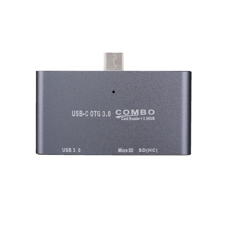 3 in 1 USB-C / Type-C to USB 3.0 + Micro SD + SD OTG COMBO Adapter Card Reader for Tablet, Smartphone, PC