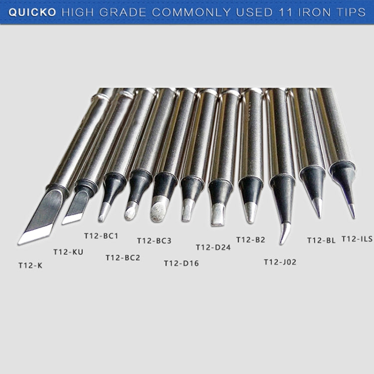 QUICKO T12-D16 Black Welding Lead-free Soldering Iron Tip
