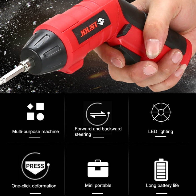 4.8V Outdoor Portable Multi-function Electric Screwdriver Set, EU Plug