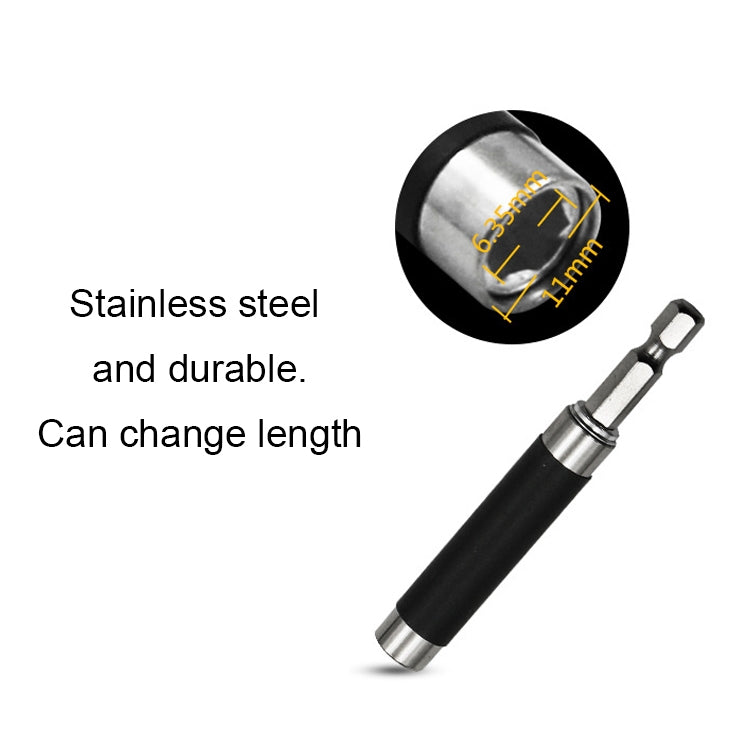 3 in 1 Telescopic Hexagonal Handle Lengthened Connecting Rod Guide Rod, Length: 80/120/140mm